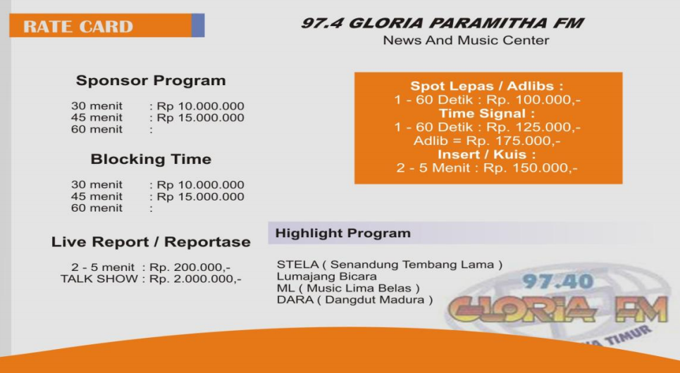 Rate Card